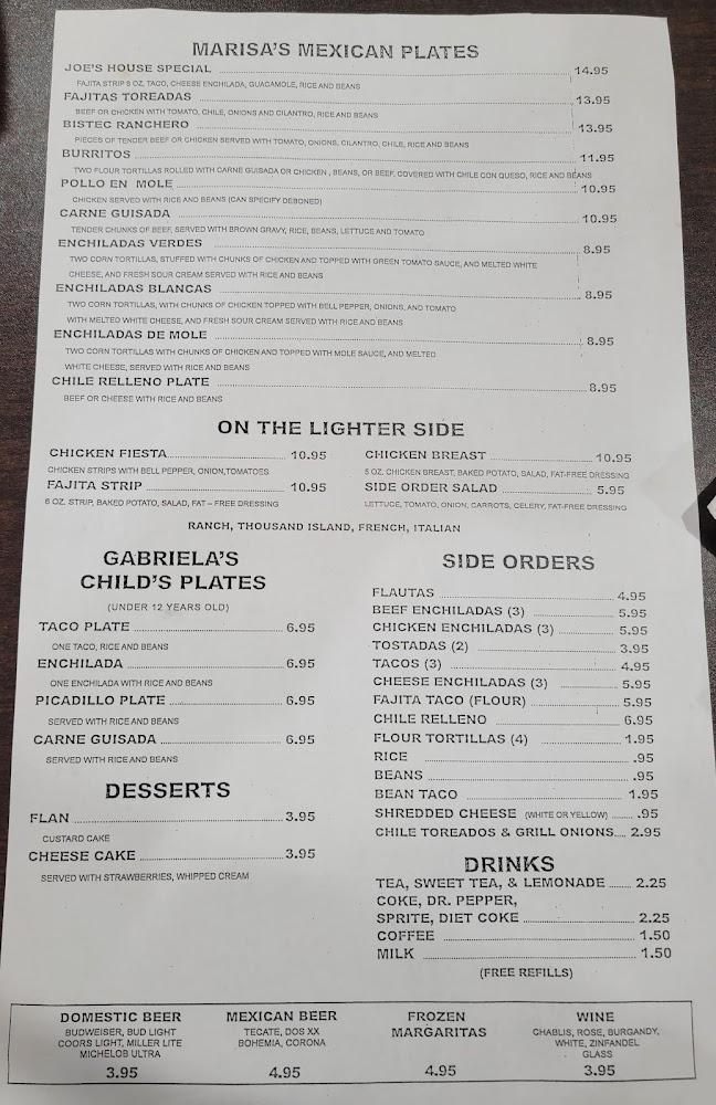 Pepe's Mexican Restaurant Menu image 3